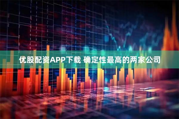 优股配资APP下载 确定性最高的两家公司